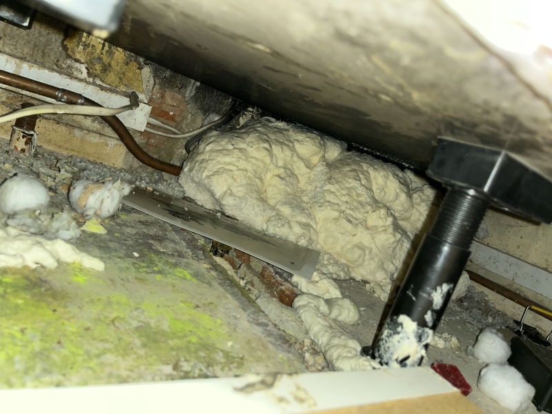 Help me! How do I get rid of this expanding foam?
