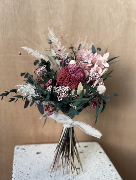 Wedding bouquet - artificial flowers 