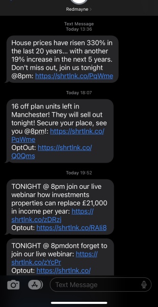 Do these texts look like spam to you?  