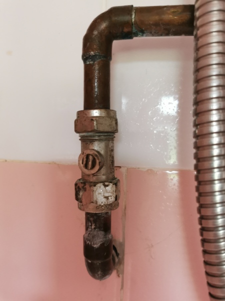 Electric shower has broke and we can't find water valve.