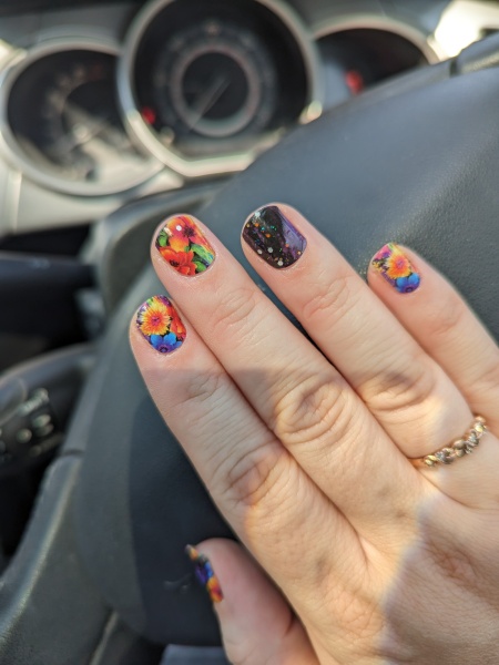 I admired a friend's nails today