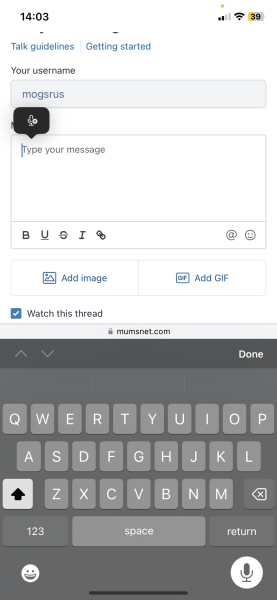 Don't you just hate it when you spend ten minutes typing out a long reply to a thread... 