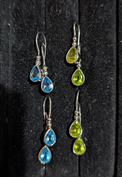 My beloved husband just bought me beautiful earrings