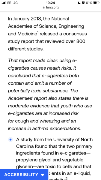 To think they shouldn't ban vapes?