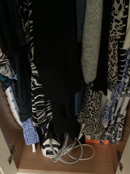 (Inanity alert) Where do you keep your ironing board?