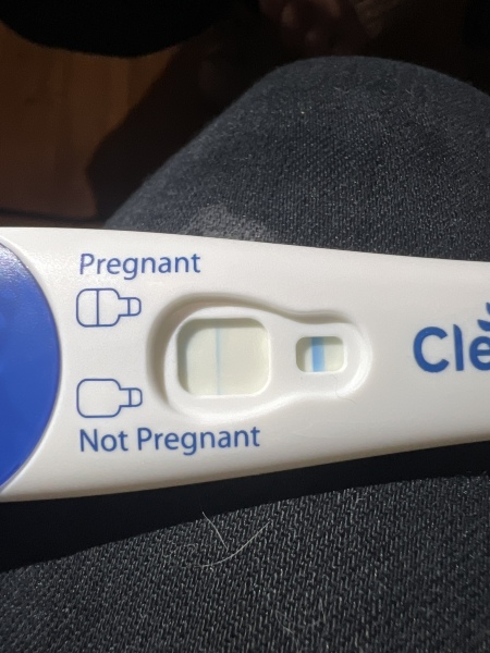 Clear blue faint lines positive or evap? 