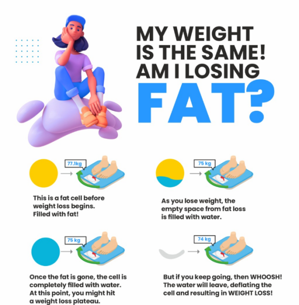 How long does it take for weight loss to shop up on the scale for you?