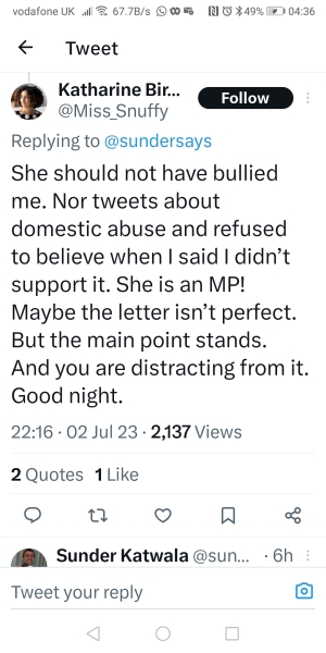 Is this the mother of all calling out - Katherine Birbalsingh