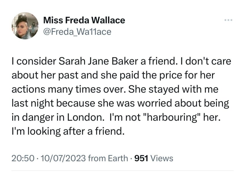 “If you see a TERF, punch them in the fucking face!” Speech at Trans Pride London 8 July 2023