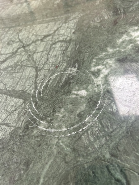AIBU to ask for help with a water mark on a marble table?