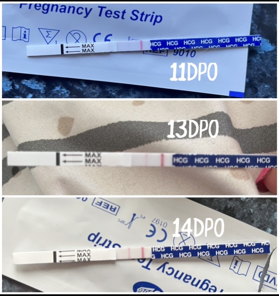 Can anyone else see a line? 9DPO
