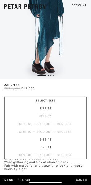 If money was no object, what dress would you buy?