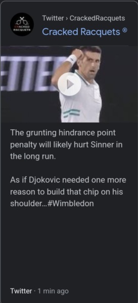 Tennis: WIMBLEDON: second week