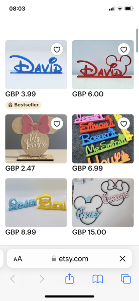 Leaving presents teachers