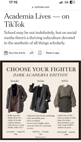 Dark Academia - anyone who loves this style?