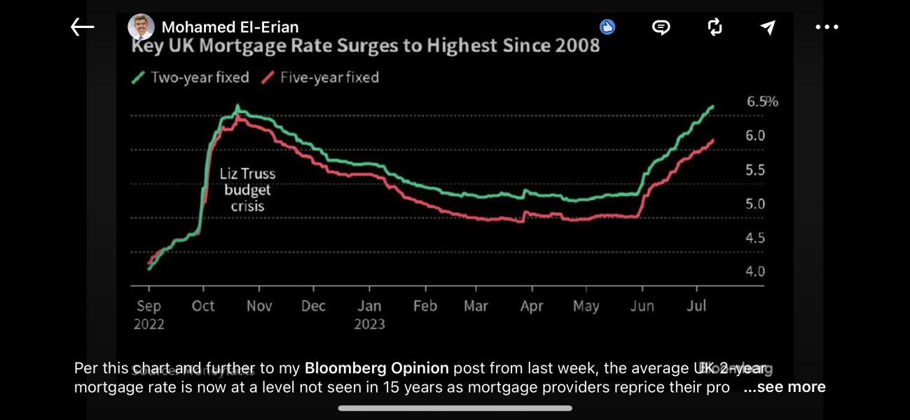 Mortgage rates could reach 7% by christmas