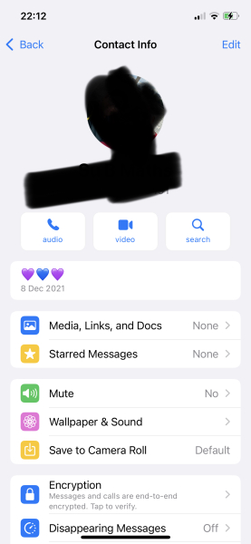 Blocked on what’s app ? Unsure 