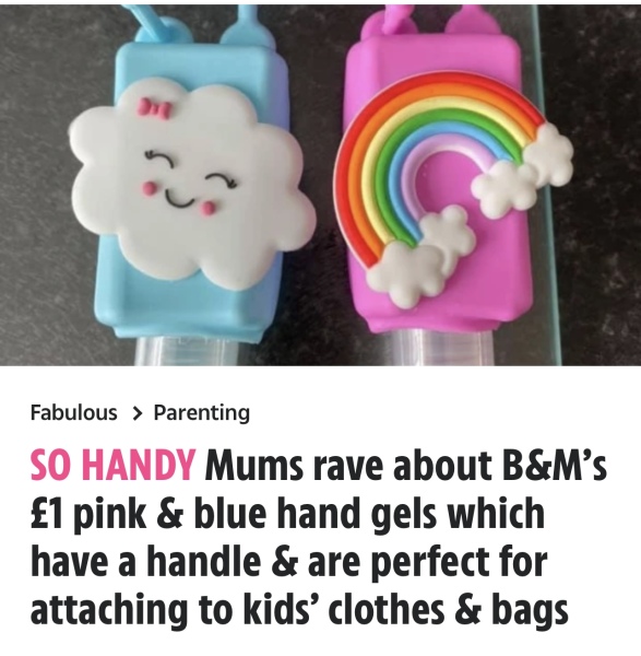 To think this is ridiculous? B and M