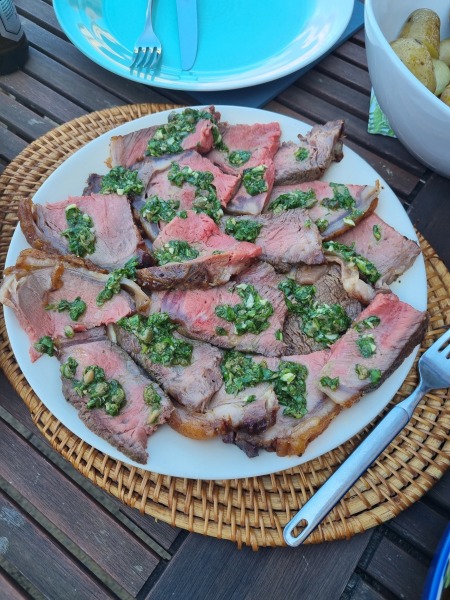 Steak to the boil