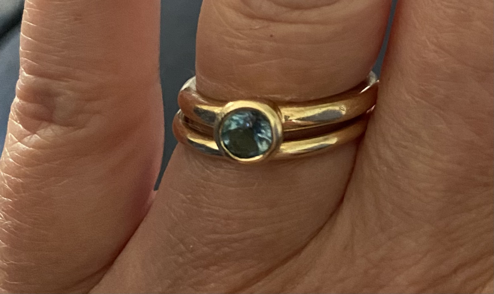 Aquamarine engagement ring?
