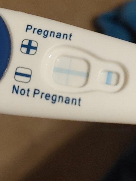 Faint positive Clear Blue