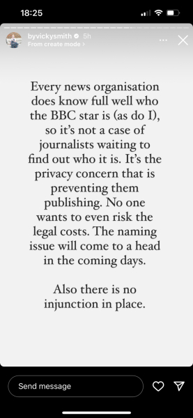 Who do you think is the BBC presenter who has been suspended?
