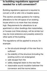 Loft conversion without building regs 