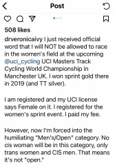 UCI new policy