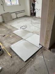 Stone floor or porcelain in kitchen. Pros and Cons