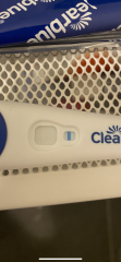 Clear blue test. Evap line or positive