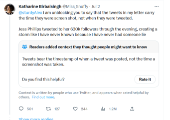 Is this the mother of all calling out - Katherine Birbalsingh