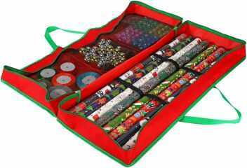 How do you store your wrapping paper?