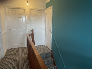Does anyone have a blue hallway?