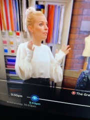 Sarah Pascoe blouse from Sewing Bee