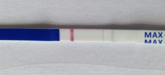 Swear I can see a very very faint line, but...