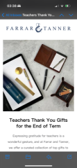 Teacher gifts - ungrateful shit!