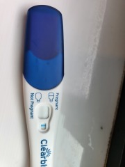 Clear blue early pregnancy test concern!!