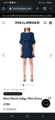 Elegant dress for wedding.