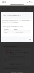 Holiday entitlement...?