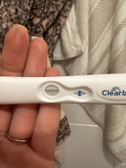 Clear blue test. Evap line or positive