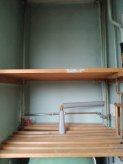 Manky airing cupboard makeover help please. pics