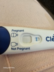 Faint positive? Or evap line? 