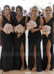 to have black bridesmaid dresses?