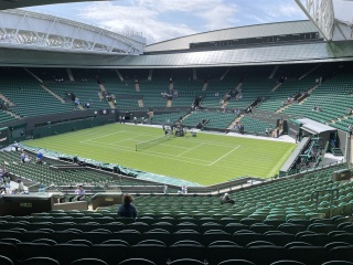 Tennis: Finding our feet on the grass!