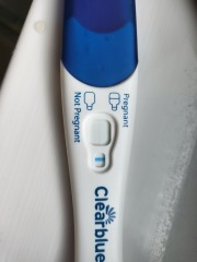 Clear blue early pregnancy test concern!!