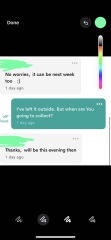 Olio collection will turn up without messaging me