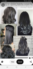 Ashy brown / greyish box dye 
