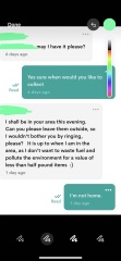 Olio collection will turn up without messaging me