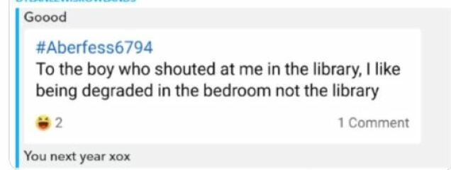 Death threats against women's officer at Aberystwyth Students' Union