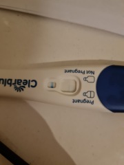 Clear Blue Positive or Evaporation?